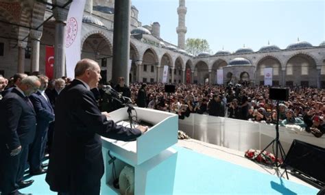 Cami açılışında Erdoğanın gündemi muhalefet jurnalci