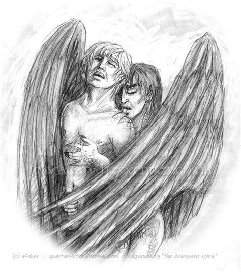 Rule 34 2boys Anthony J Crowley Aziraphale Behind Behind Another Black Hair Black Wings