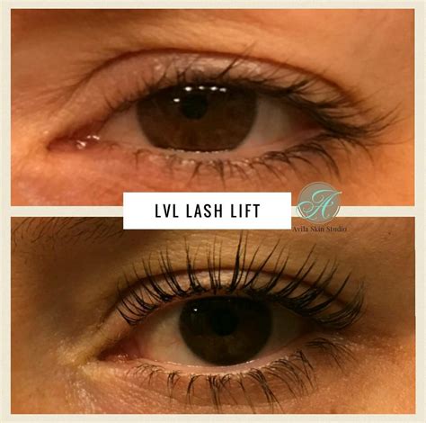 Lash Lift Before and After ~ Avila Skin Studio