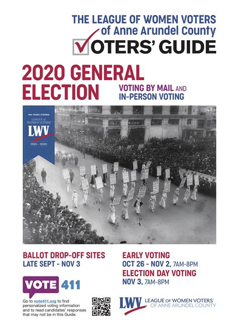 Voting In The Md 2020 General Election Lwvaac