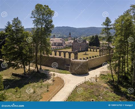 Aerial View Of The Certosa Di Serra San Bruno Vibo Valentia Calabria