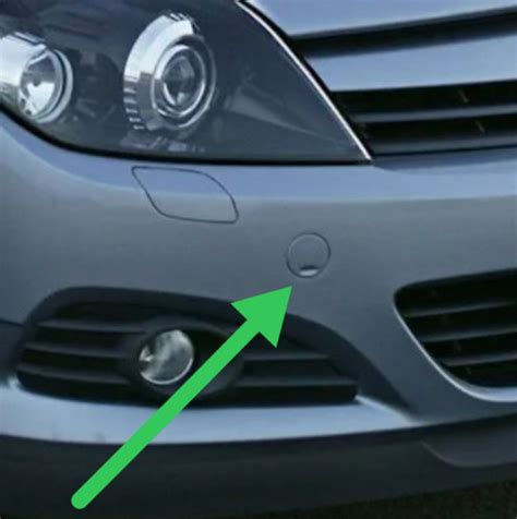 Заглушка крюка переднего бампера для Opel Astra H белый купить по ...