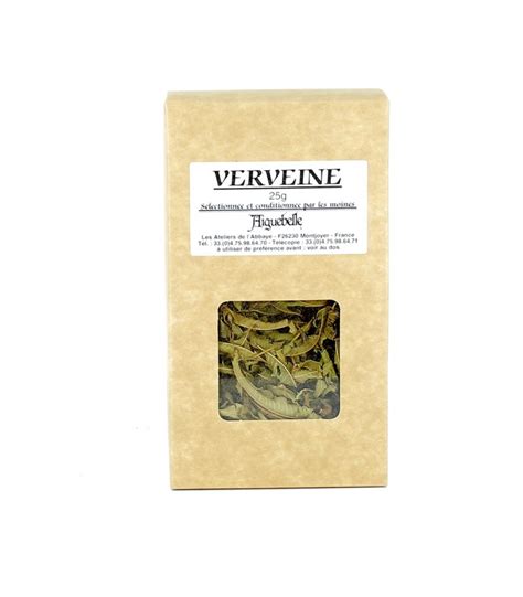 Verveine En Vrac Pour Infusion Ou Cuisine 25gr AIGUEBELLE Abbaye