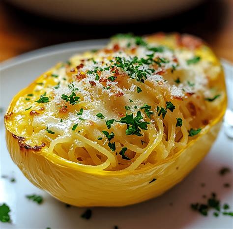 baked spaghetti squash healthy  carb dish