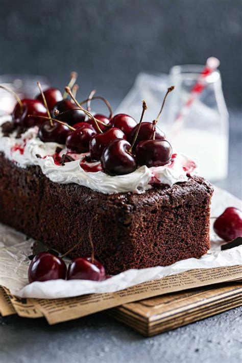 Black Forest Loaf Cake Recipe