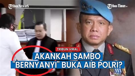 Pro Kontra Vonis Mati Sambo Akankah Ferdy Sambo Siap Bongkar Aib Polri