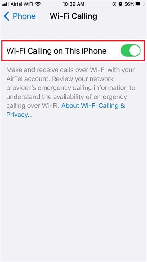 How To Enable Wi Fi Calling Feature On Your Iphone Mambapost