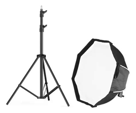 Kit Softbox Octabox Triopo Cm Caja De Luz Tr Pode M Meses Sin