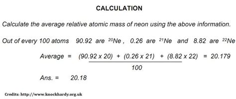 Average Atomic Mass Formula - Penelope-has-Mendez