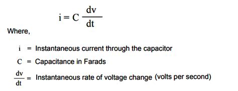 Capacitors And Calculus Instrumentationtools