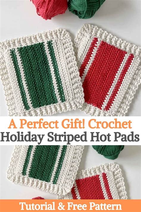 These Hot Pads Potholders Are Made By Making Two Squares And Stitching Them Together With A