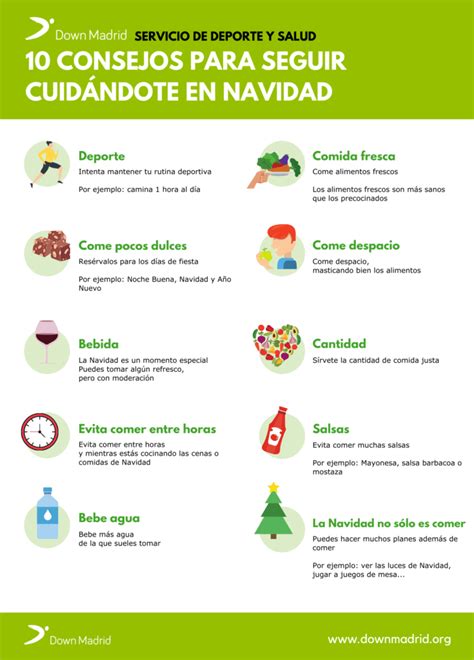 Consejos Para Seguir Cuid Ndote En Navidad Down Madrid