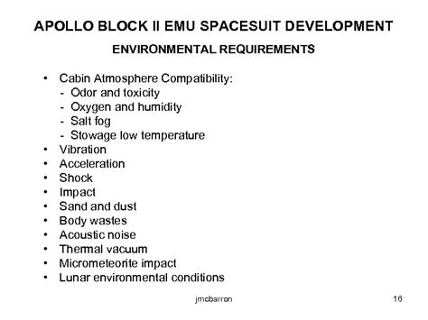 U S SPACESUIT KNOWLEDGE CAPTURE SESSIONS Apollo