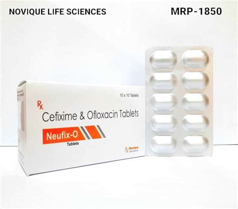 Allopathic Cefixime 200mg Ofloxacin 200mg Tablet At Rs 1850 Box In