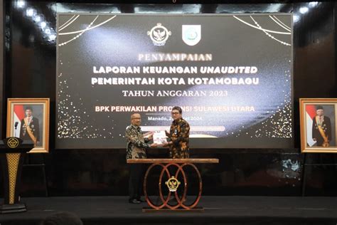 Wali Kota Asripan Nani Serahkan LKPD Unaudited Tahun 2023 Kepada BPK