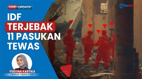 Video Tentara Israel Terjebak Kena Sergap Di Khan Yunis Berjam Jam