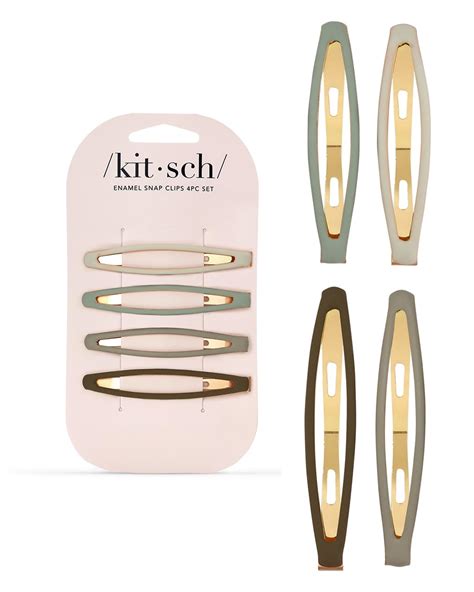 Amazon Kitsch Matte Snap Hair Clips For Thin Thick Hair