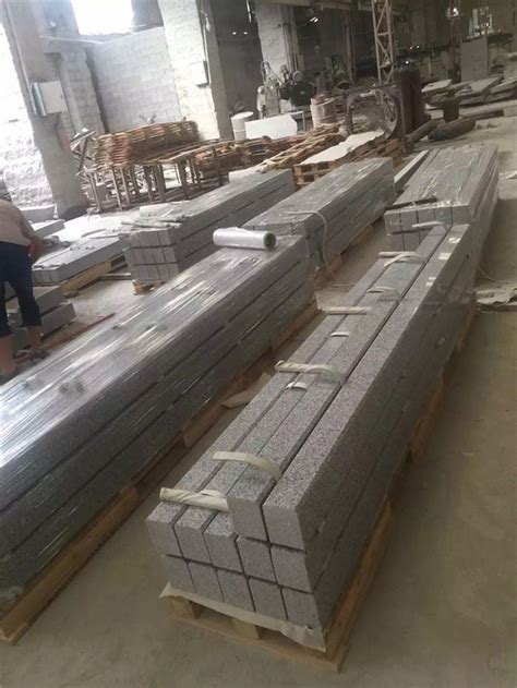 Customized Natural Granite G Granite Kerb Stone Manufacturers