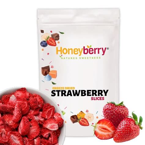 Freeze Dried Strawberry Slices - Honeyberry International