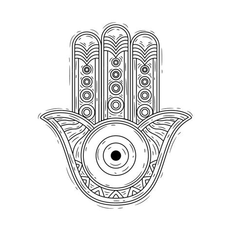 Free Vector Hand Drawn Evil Eye Symbol