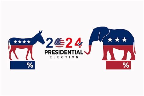 Premium Vector Infographic American Presidential Election 2024 Voting