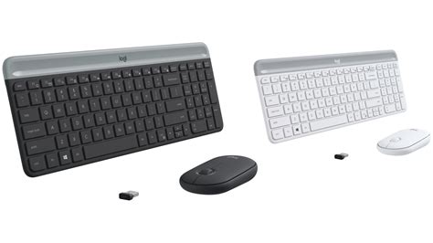 Logitech MK470 Slim Wireless Keyboard Mouse Combo Off White ...