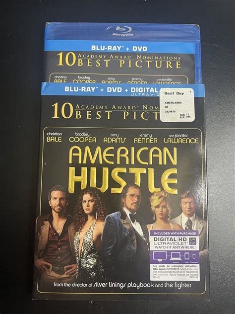 American Hustle Blu Ray Blu Ray Brand New Sealed W Slip Cover