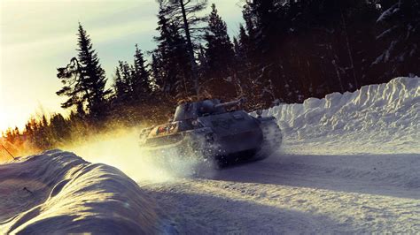 Wallpaper Video Games Snow Winter Vehicle Tank World Of Tanks