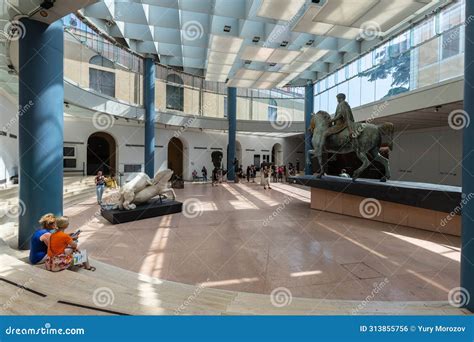 Rome Italy May 24 2022 Inside Of The Capitoline Museums In Rome