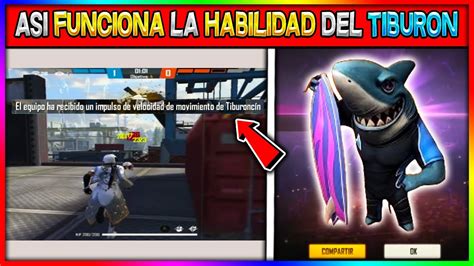 COMO FUNCIONA LA HABILIDAD DE LA NUEVA MASCOTA TIBURONCIN FREE FIRE LA