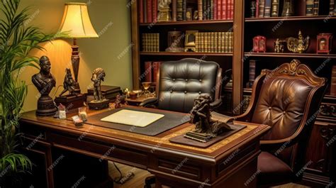 Premium Photo | Inspiring office interior design Traditional style ...