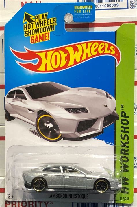 2014 HOT WHEELS LAMBORGHINI ESTOQUE HW WORKSHOP SILVER 197 250 EBay