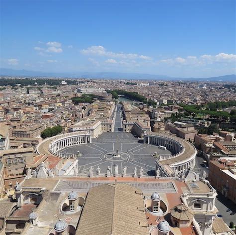 Vistas Desde La C Pula De La Bas Lica De San Pedro En El Vaticano