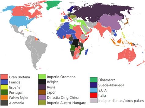 Mapamundi Imperios Coloniales Hacia Social Hizo 25098 The Best Porn