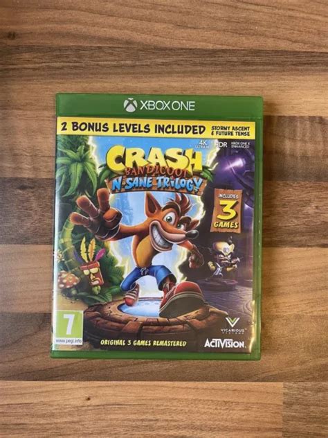 Crash Bandicoot N Sane Trilogy Microsoft Xbox One Game Uk Pal £2345