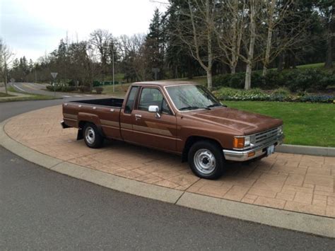 Toyota Tacoma Extended Cab Pickup 1987 Brown For Sale Jt4rn70dxh0044071 1987 Toyota Pickup