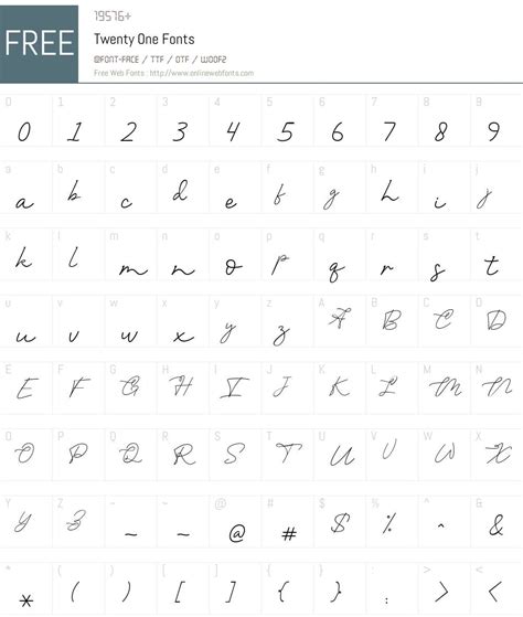 Twenty One 1000 Fonts Free Download Onlinewebfontscom