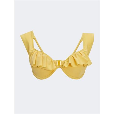LC Waikiki Bikini Top Yellow Plain EPonuda