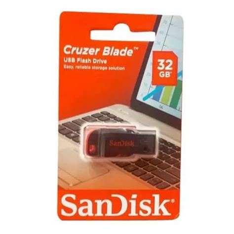 Sandisk Plastic Cruzer Blade Usb Flash Drive For Storing Transfering