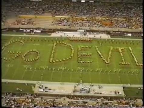 1997 ASU Sun Devil Marching Band Pregame Performance YouTube