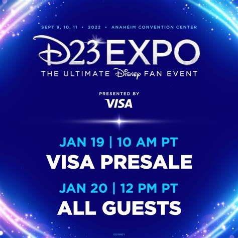 Visa Presale Tickets Sold Out For D23 Expo 2022 Wdw News Today