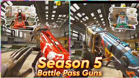 Season 5 New Battle Pass Guns Gameplay 😍 Codm Season 5 Leaks Youtube