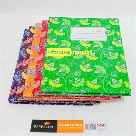 Buku Tulis Hard Cover Quarto 100 Lembar Paperline Siplah