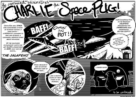 The Adventures Of Charlie The Space Pug Flying Saucer Pizza Company