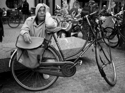 Banco De Imagens Preto E Branco Rua Fotografia Bicicleta Ebook