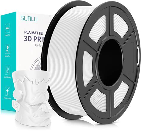 Sunlu D Printer Filament Matte Pla Filament Neatly Wound Matte Pla