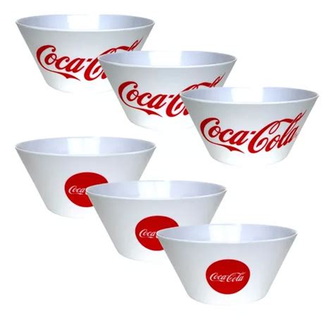 Kit C Tigelas Coca Cola Bowl De Melamina Redondo Br Ml Mercadolivre