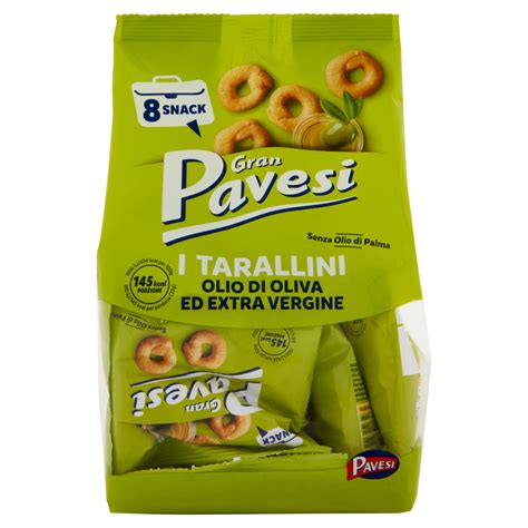 Gran Pavesi Snack Tarallini Olio Di Oliva Ed Extra Vergine Senza Olio