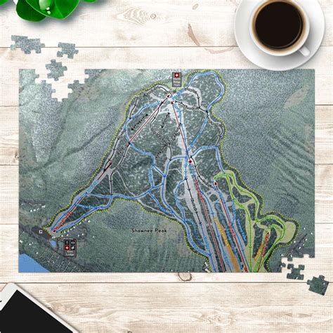 Shawnee Peak Maine Ski Trail Map Puzzle in 2022 | Map puzzle, Shawnee peak, Ski trails