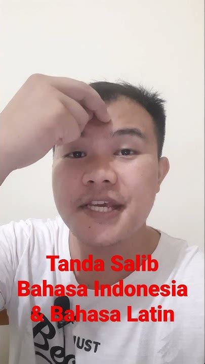 Tanda Salib Dalam Bahasa Latin Dan Indonesia Youtube